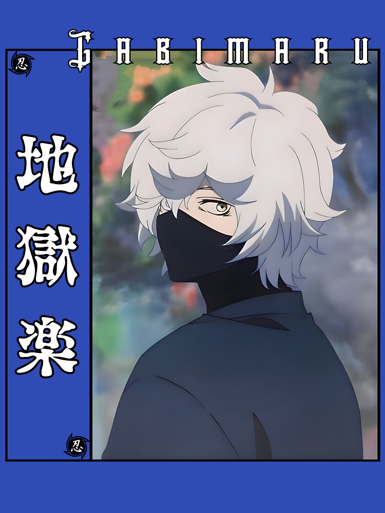 Masked Anime Ninja Portrait – Dark Shinobi Manga Aesthetic by lamiarte