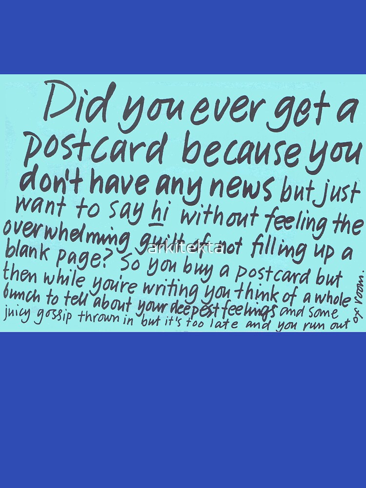 Funny postcard by arkitekta