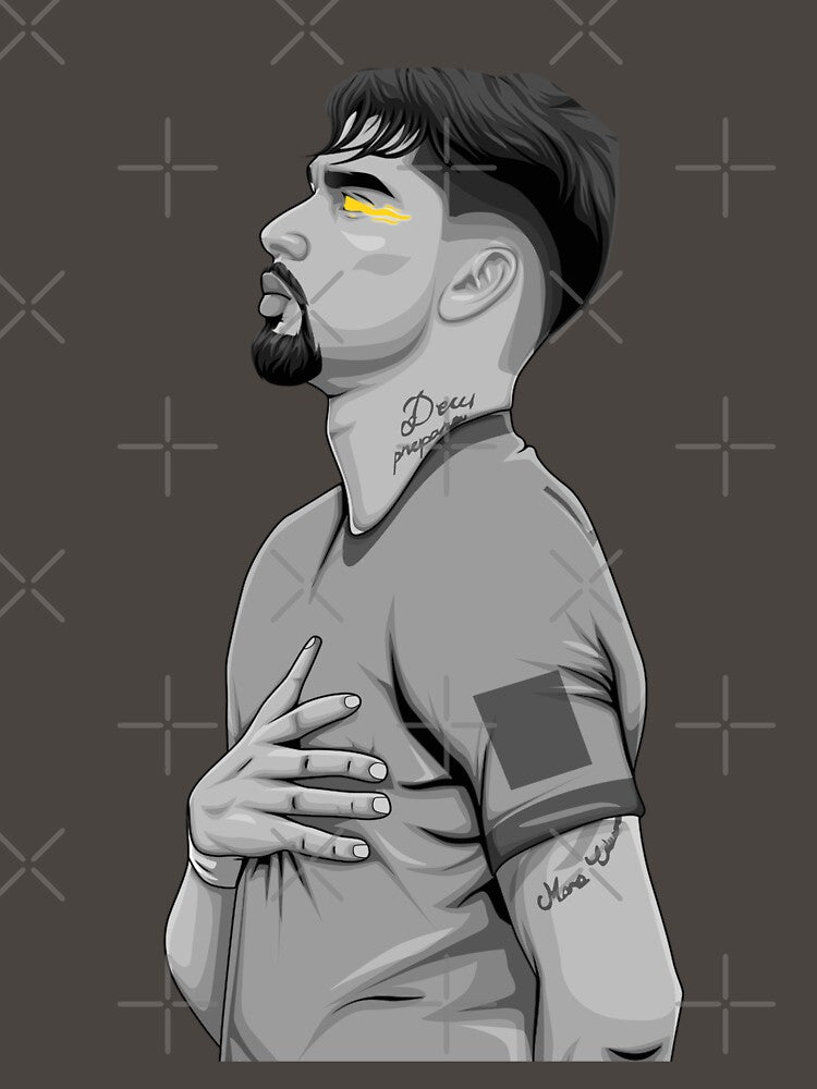 Lucas Paqueta Black and White Version by Aldduardo