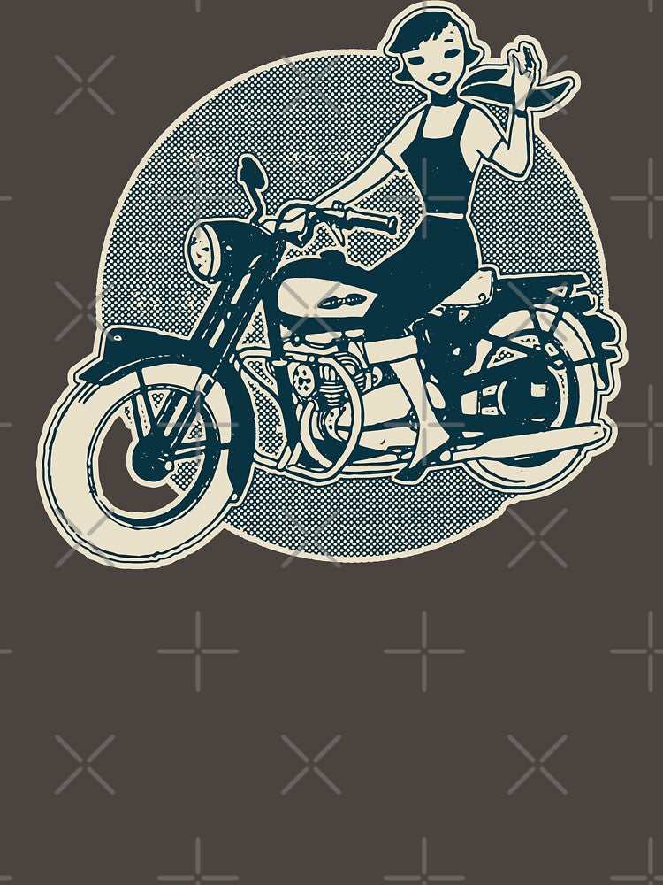 Vintage Japan Motorcycle Rider by Kujo Dangerous Vintage