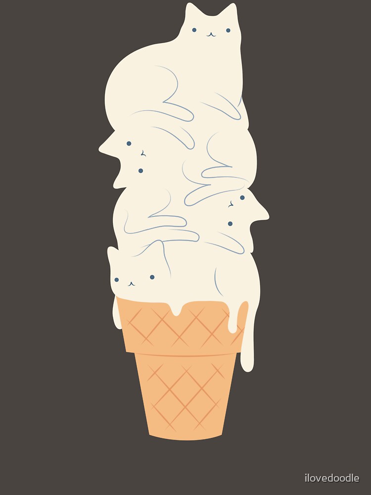 Cat ice cream 2024 by ilovedoodle