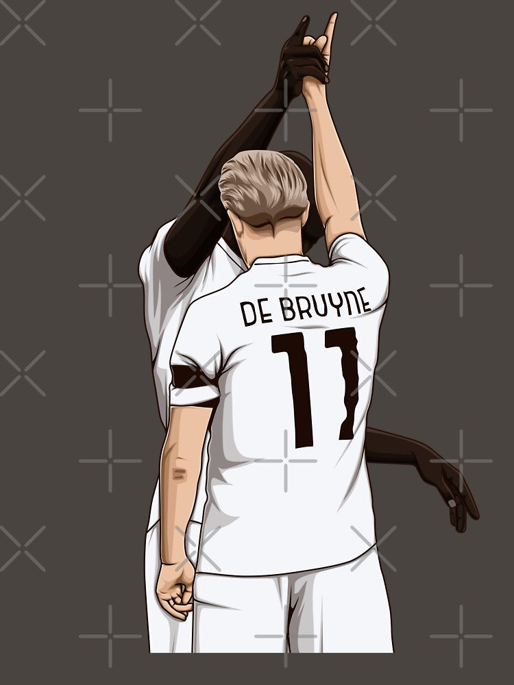 Kevin De Bruyne and Romelu Lukaku by Aldduardo