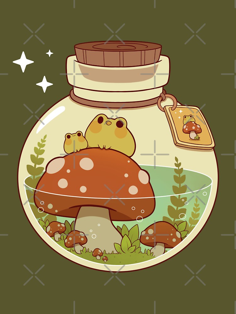 Frog and mushroom potion by Rihnlin