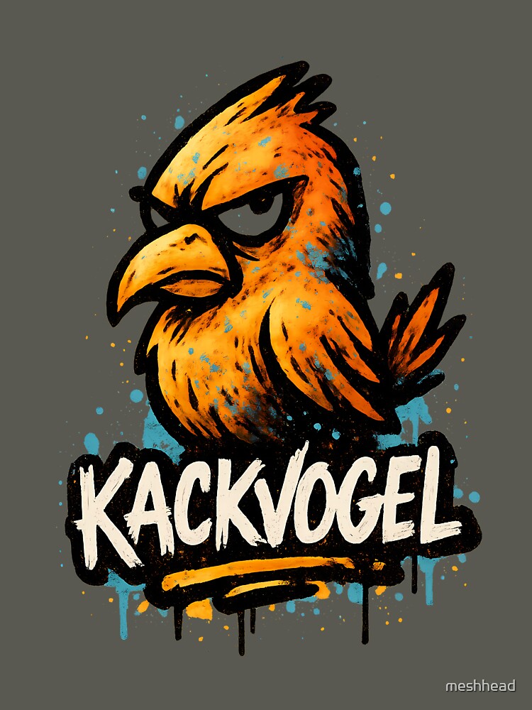 Kackvogel Street Art Graffiti Shirt by meshhead