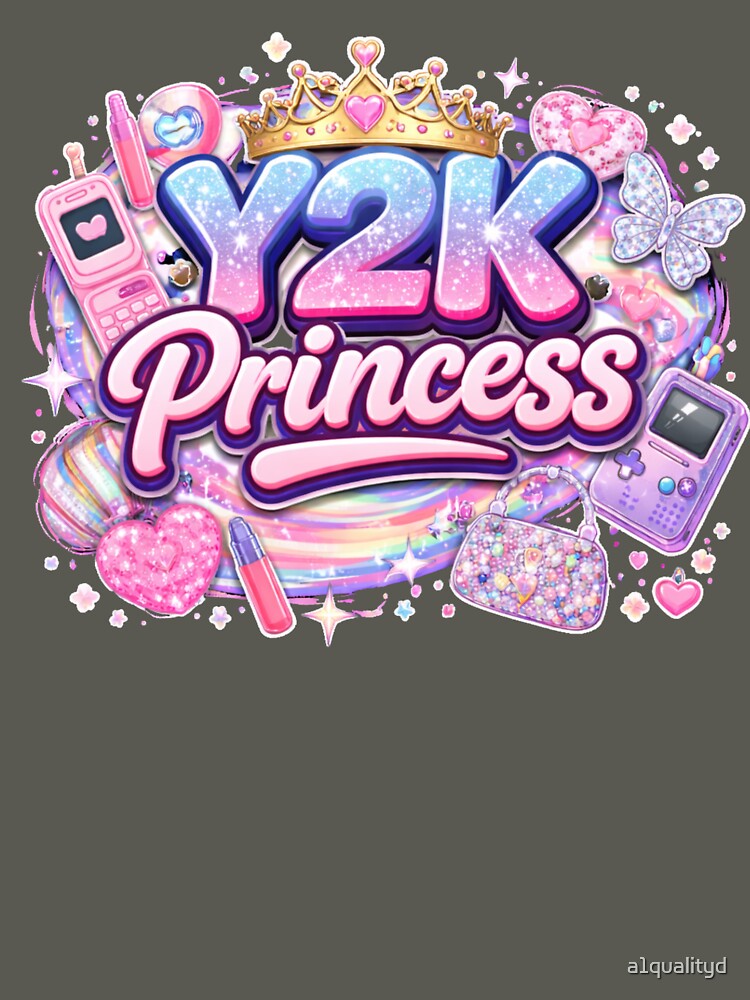 Y2K Princess Aesthetic – Cute Pink Girly Retro by a1qualityd