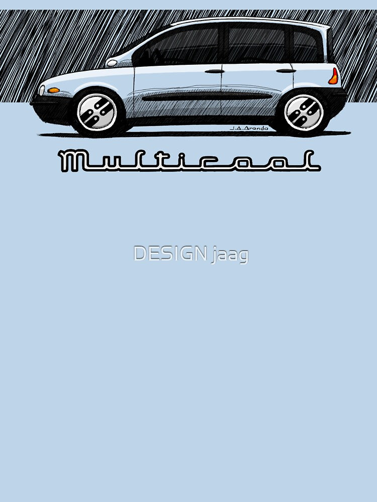My drawing of the most bizarre minivan in the world by designjaag