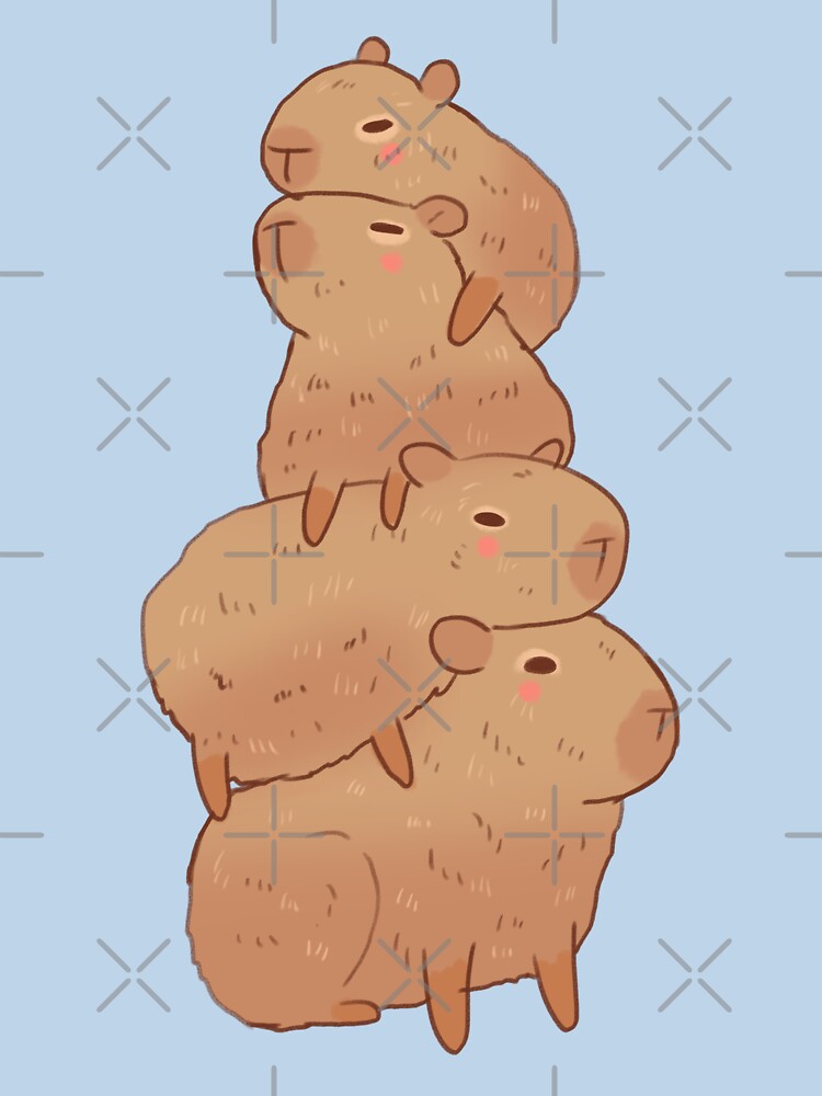 Capybara stack by Mayarart