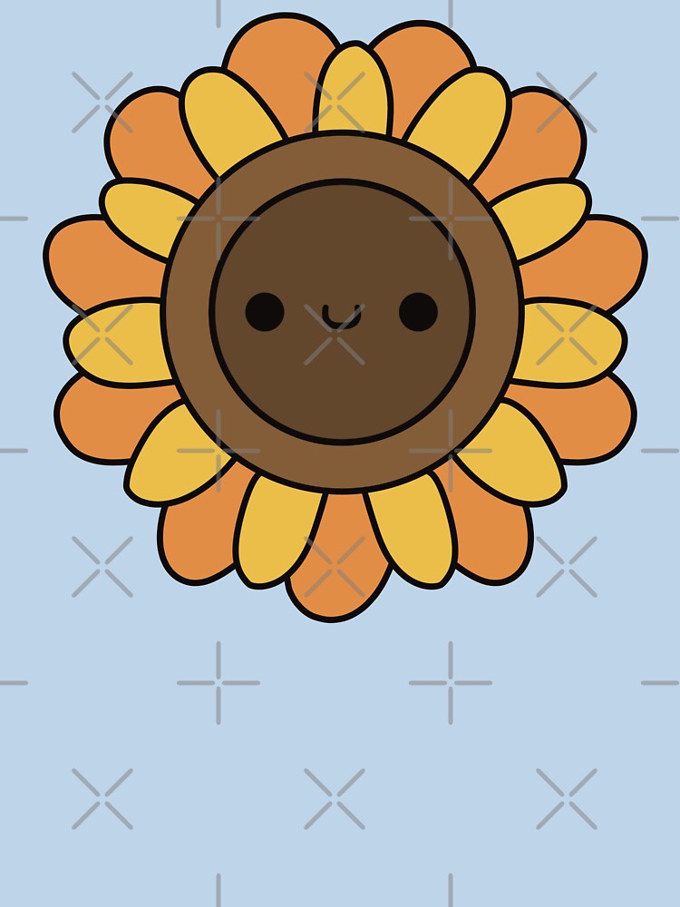 Cute Sunflower - Kawaii Sunflower by KawaiiByDice