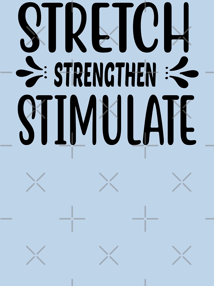 Yoga Quote Stretch Strengthen Stimulate Motivational Saying by SoccaTamam