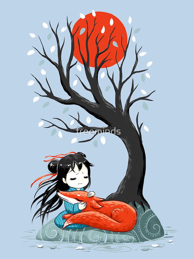 Girl and a Fox 2 by freeminds