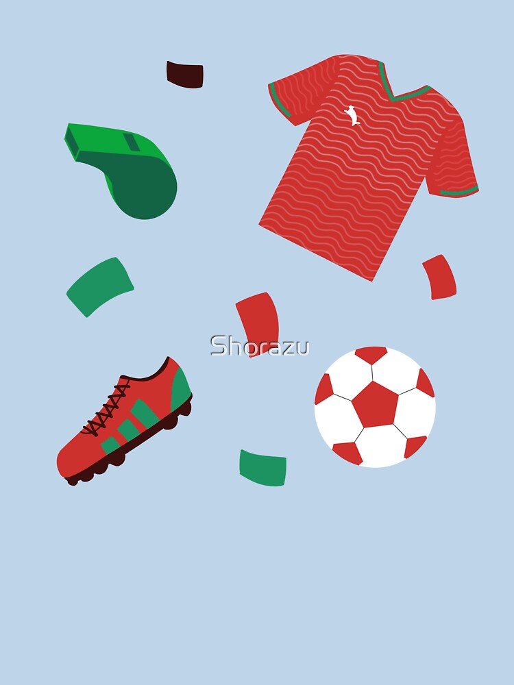Portugal Football Kit Set – Soccer Jersey, Boots & Ball by Shorazu