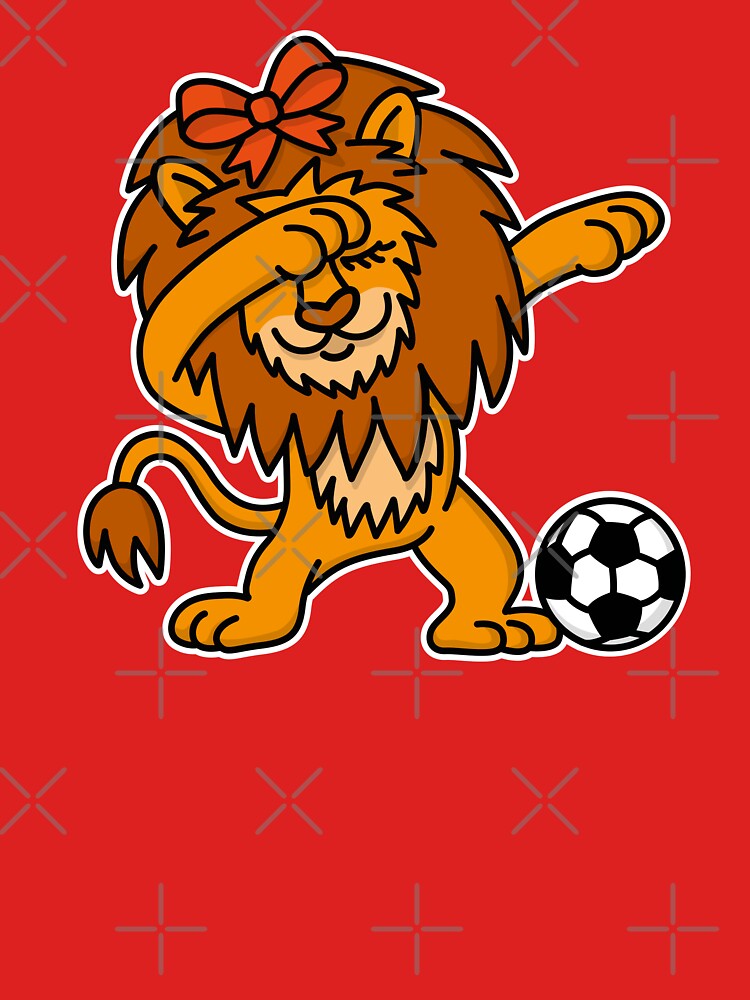Dab Dabbing Lion English women's Football England by LaundryFactory
