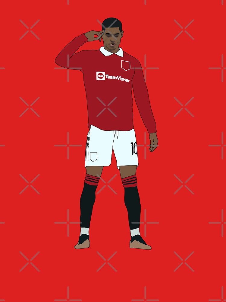 Marcus Rashford Mentality Focus Goal Celebration by Hevding