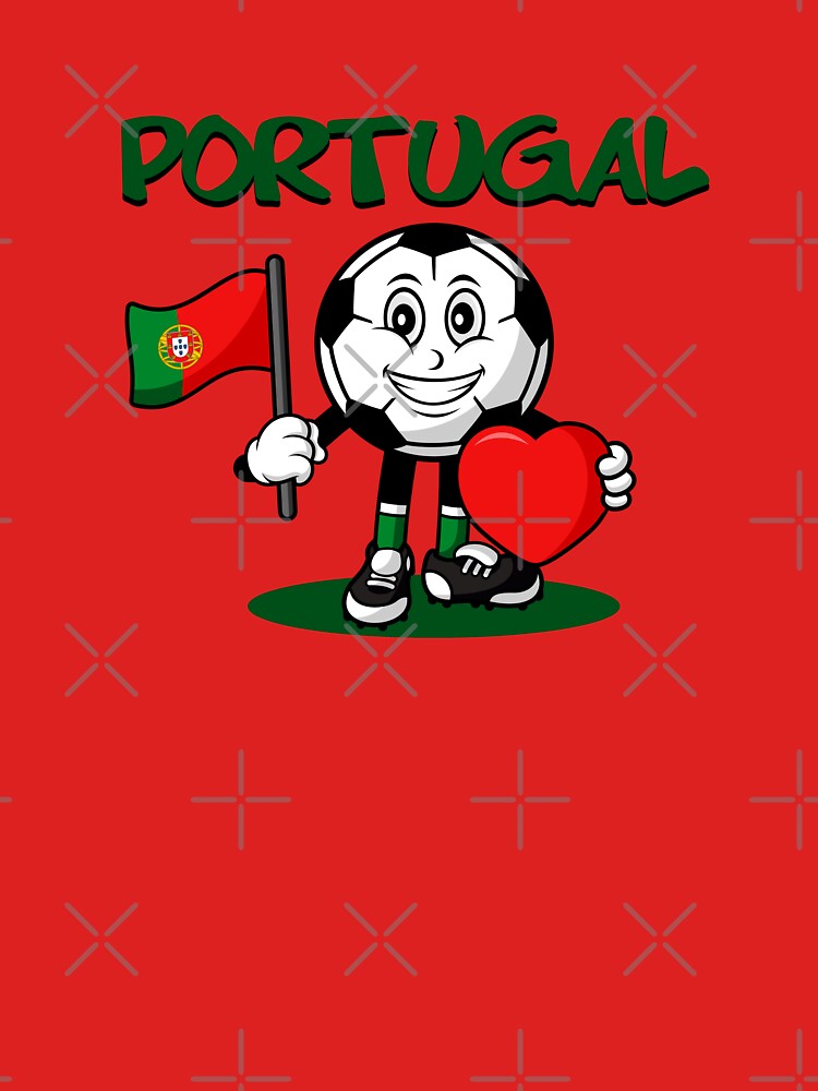 Cute Portugal Football Lover Design by Salukeart