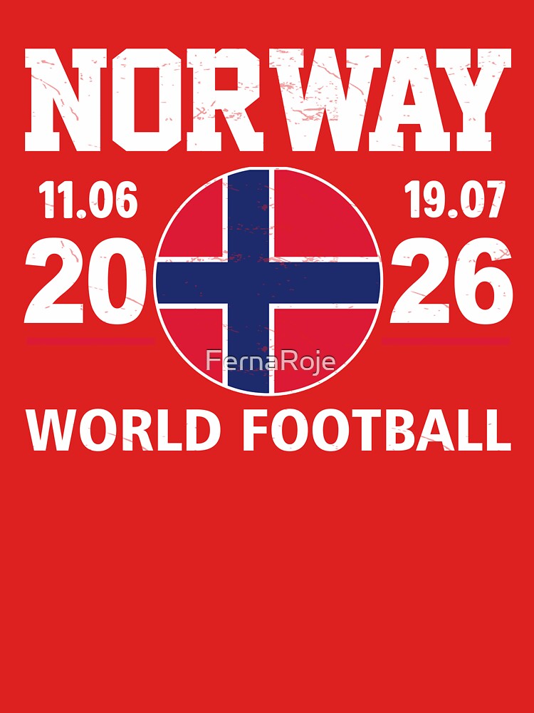 Norway 2026 Football Gift by FernaRoje