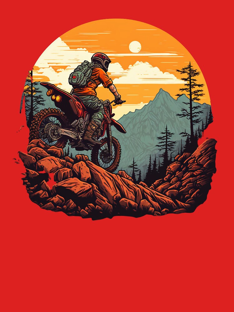 Motorcycle in the mountains by MagicWardrobe