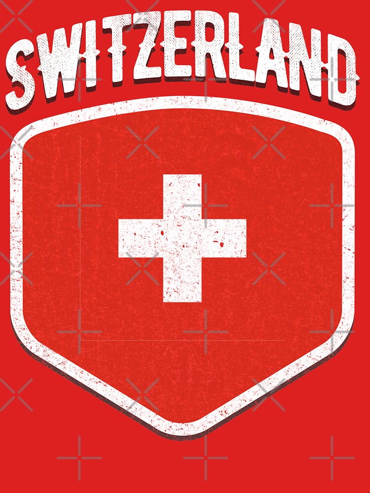 Switzerland World Flag Football T Shirt Soccer Jersey Cup T-Shirt by screenworks