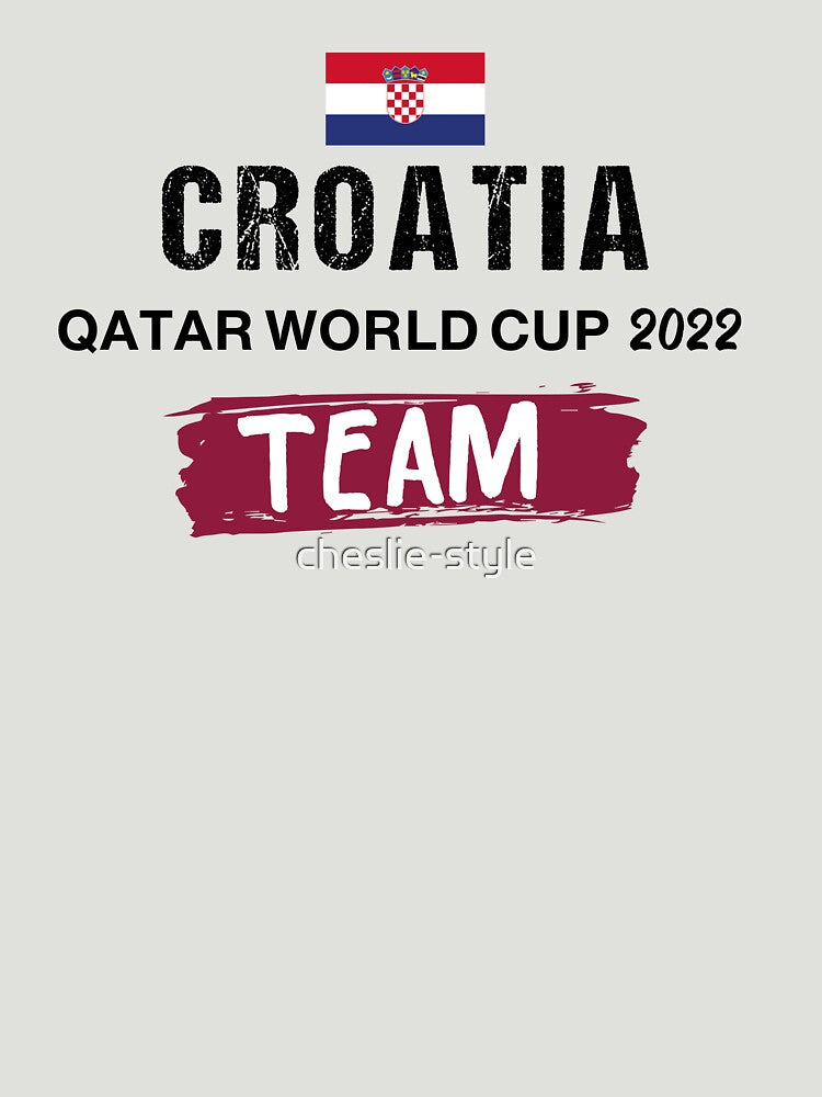 CROATIA World Cup Football Soccer fan Qatar 2022 by cheslie-style