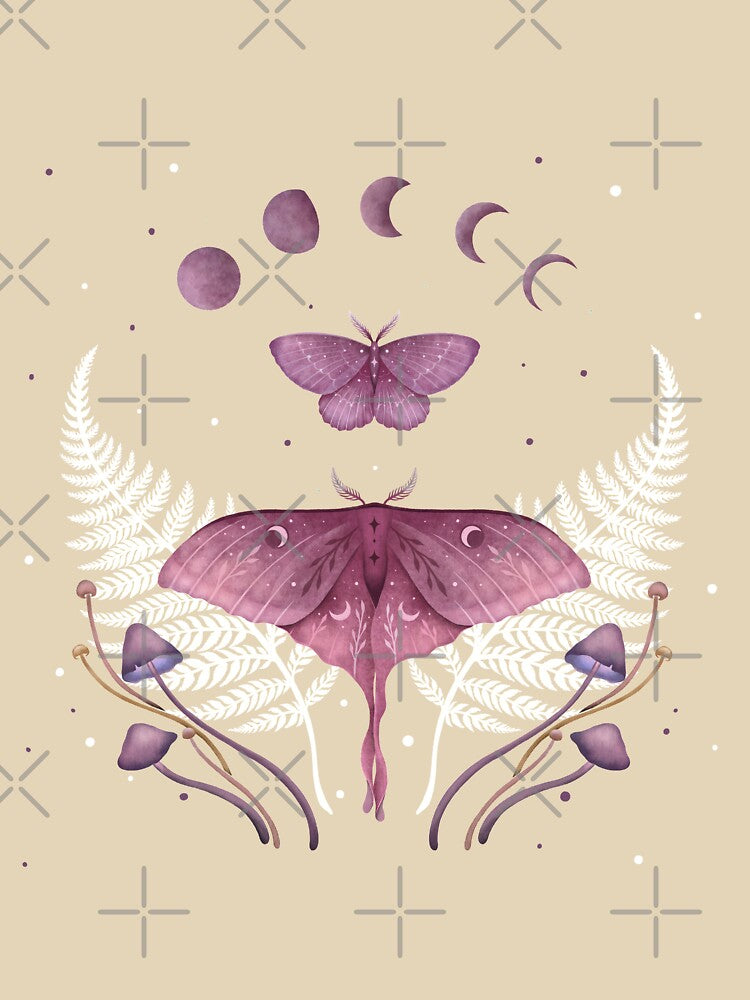 Luna and Emerald - Vintage Pink by episodicDrawing