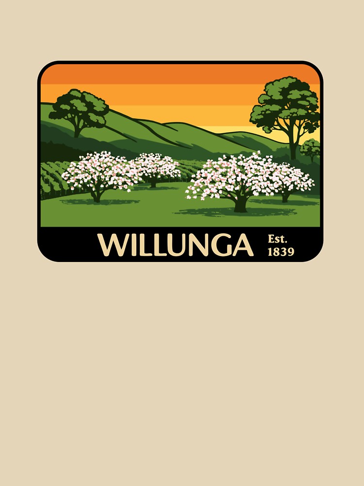 Willunga Retro Design South Australia by FleurieuVisualCo