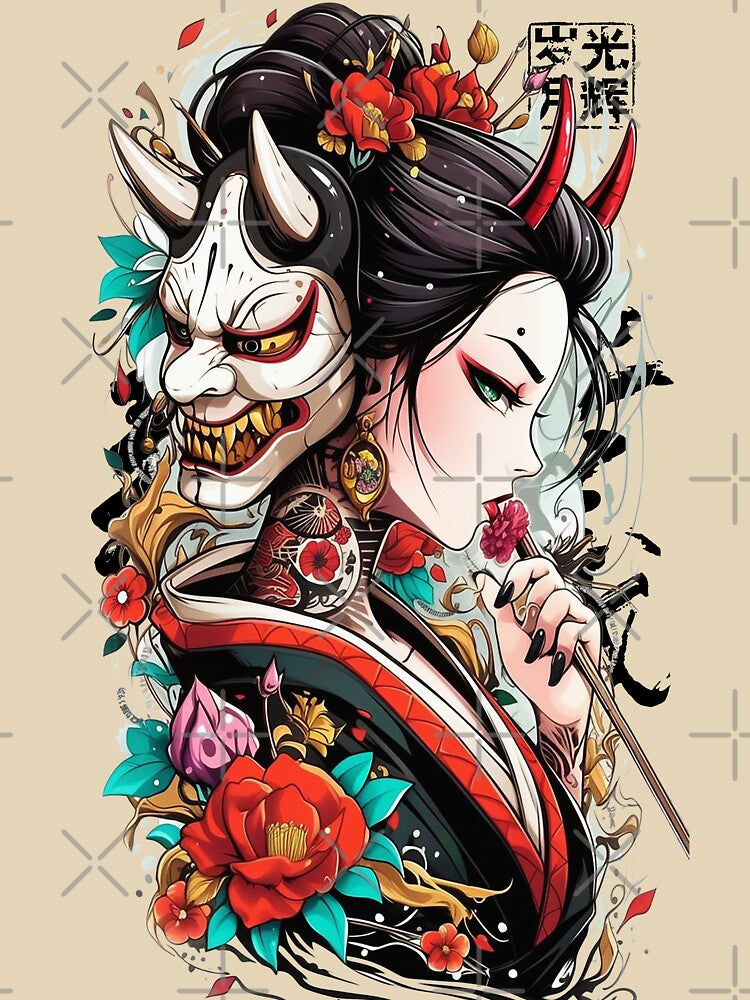 Samurai Aesthetic Geisha Girl by ShurikenStar
