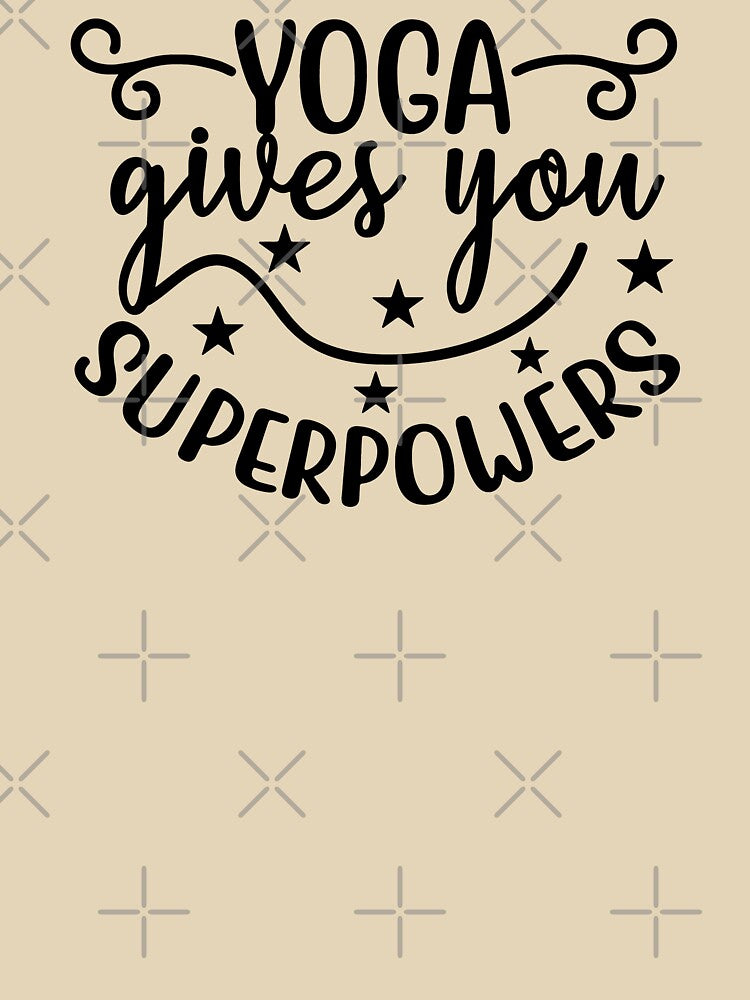 Yoga Quote Yoga Gives You Superpowers Funny Motivational Saying by SoccaTamam