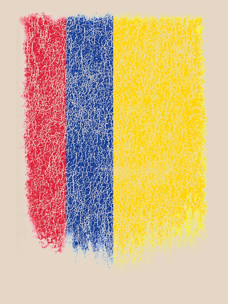 Colombian Flag Shirt Colombia Flag T shirt Grunge Retro Design by cgocgy