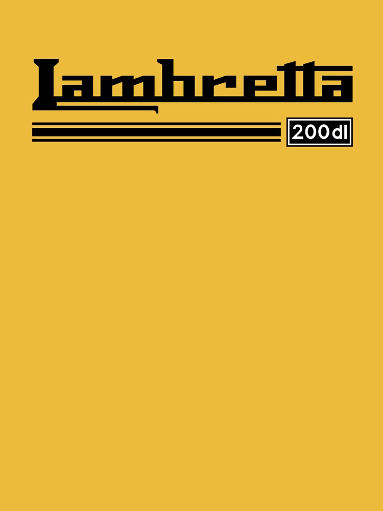 Lambretta 200dl - Original Emblem by Fuzzbunnies merchandise