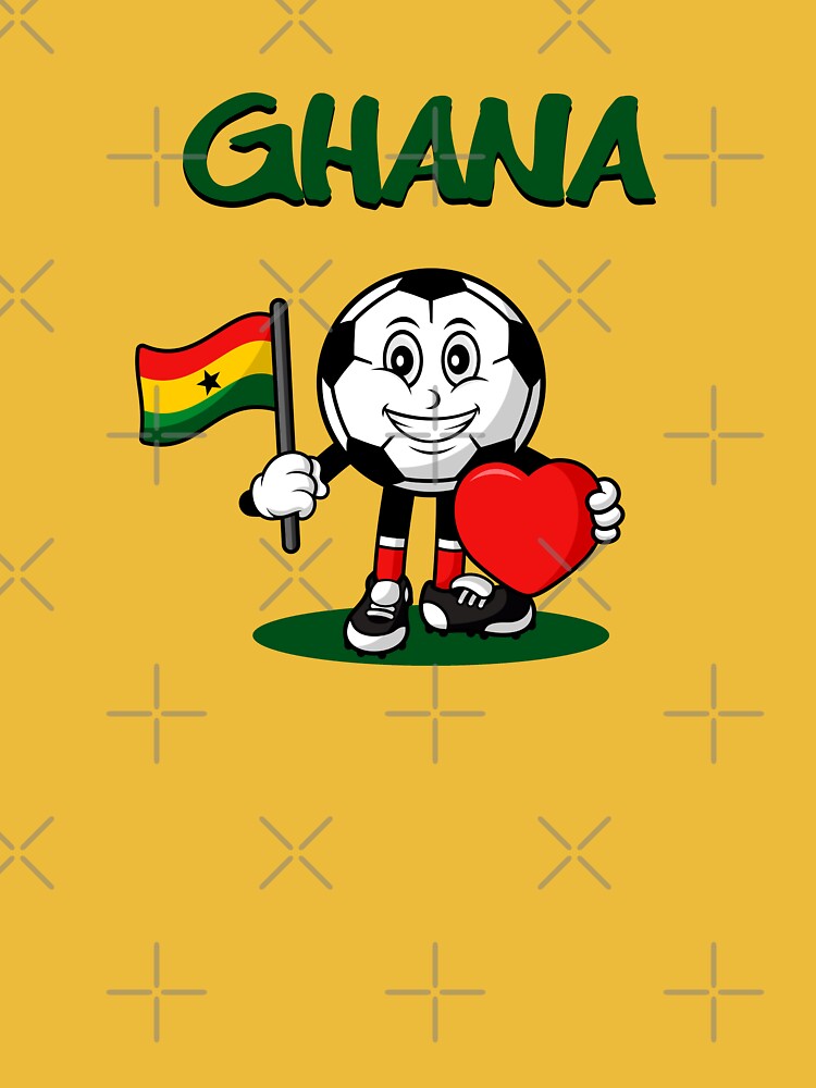 Cute Ghana Football Lover Design by Salukeart