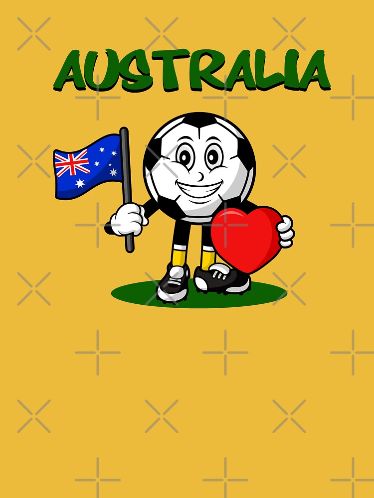Cute Australia Football Lover Design by Salukeart