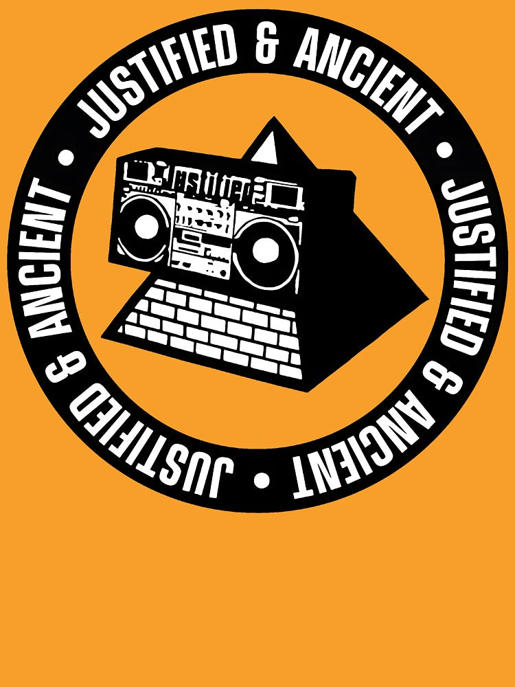 The KLF T-shirt - Justified and Ancient Logo by Sovietmovies