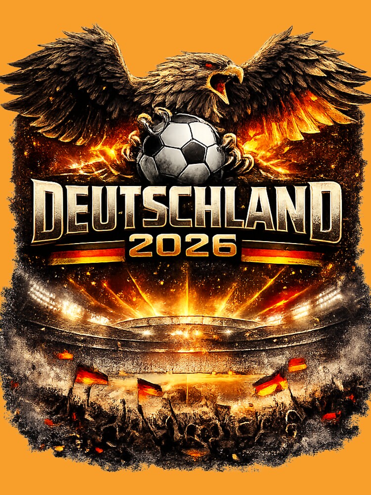 Germany Football 2026 | German Eagle Soccer Fan Design | Deutschland Football Supporter Artwork by Winetastic-Art
