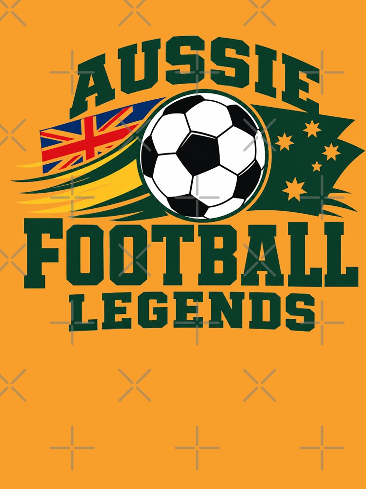 Aussie Football Legends, Australian Soccer Fan Design by Cadsdiva