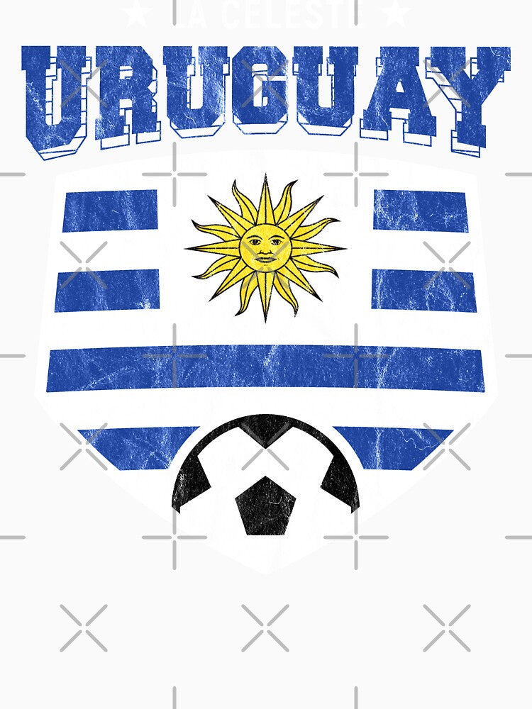 Uruguay Football National Flag T Shirt World Soccer Jersey Cup by screenworks