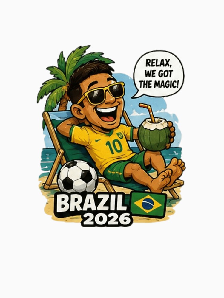 Brazil 2026 Soccer Fan Sticker by Pixanova