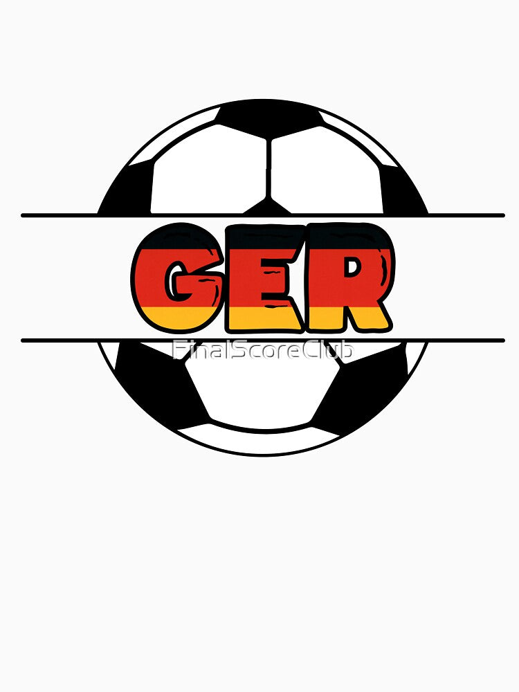 Germany Soccer GER Design by FinalScoreClub