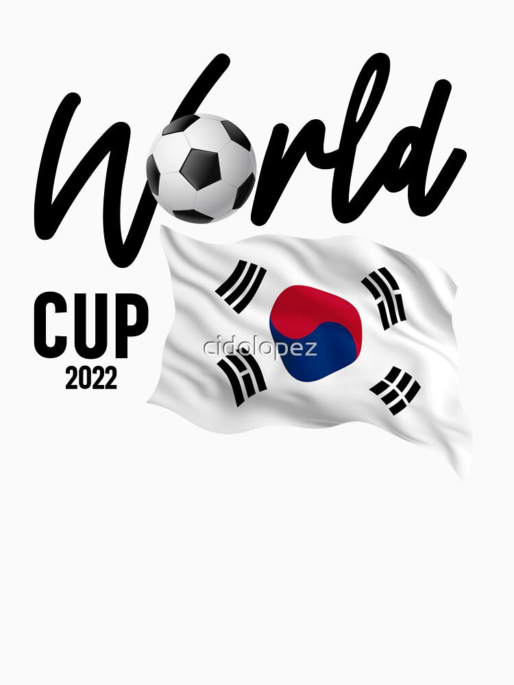 South Korea Soccer World Cup 2022 - Korean Flag by cidolopez