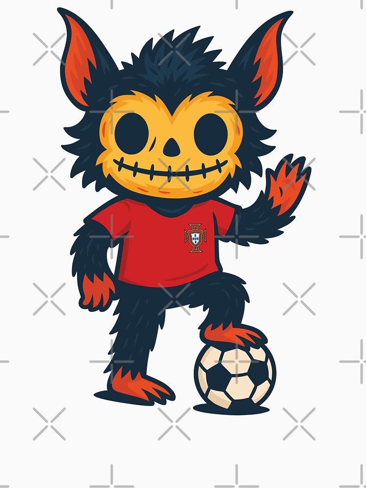 Creepy Cute Monster – Portugal Soccer Edition by Weasel Graphix