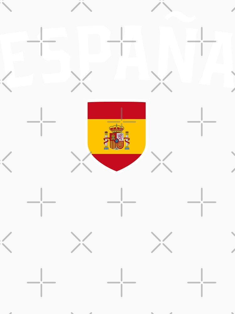 Spain Sports Fans Classic Flag Shield National Team Support by el-em-cee