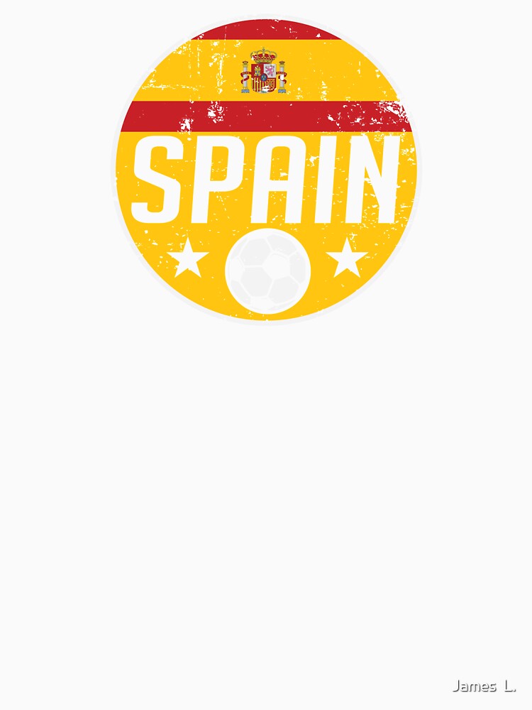 Spain Espanol Soccer Supporter Player Flag Pride Jersey Design by James  L.