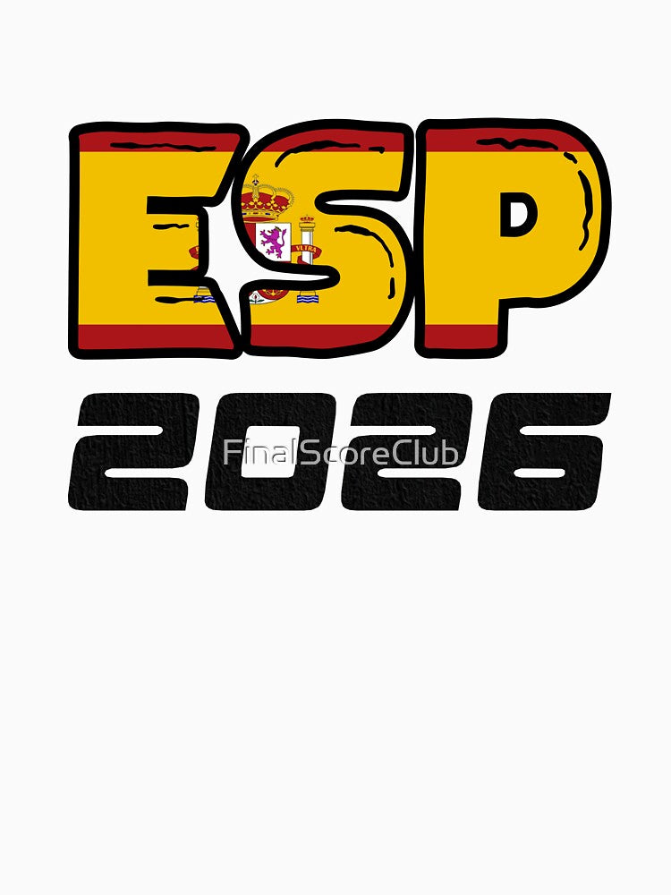 Spain ESP 2026 Design by FinalScoreClub