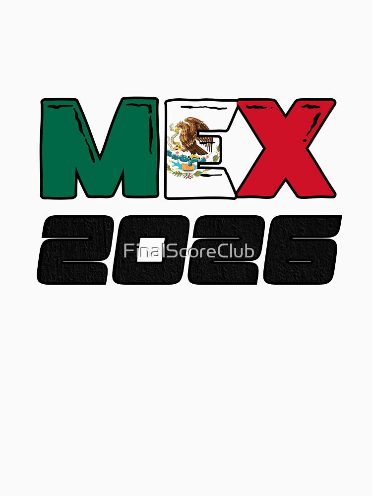 Mexico 2026 Fan Text by FinalScoreClub