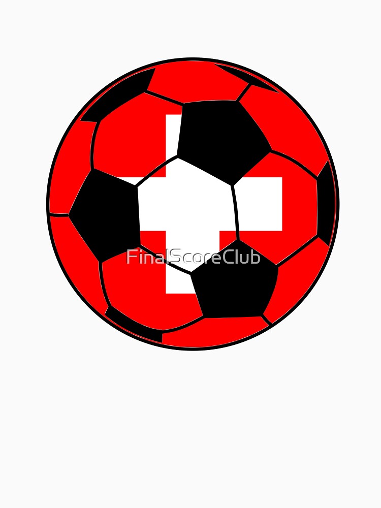Switzerland Flag Soccer Ball by FinalScoreClub