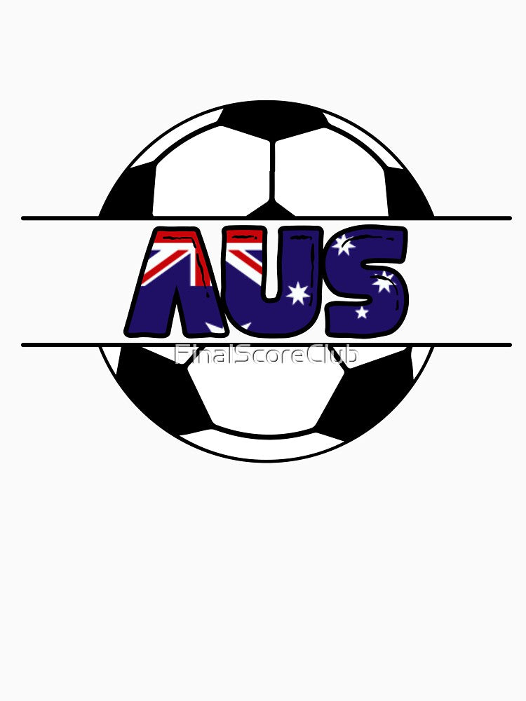 Australia Soccer AUS Design by FinalScoreClub