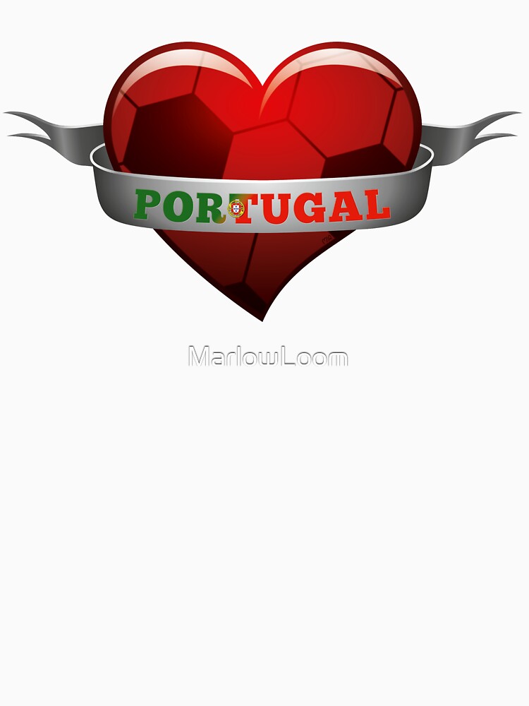 Portugal soccer heart by MarlowLoom
