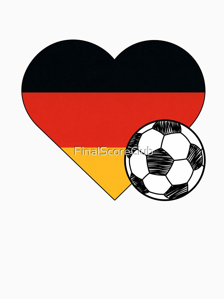 Germany Soccer Heart Design by FinalScoreClub