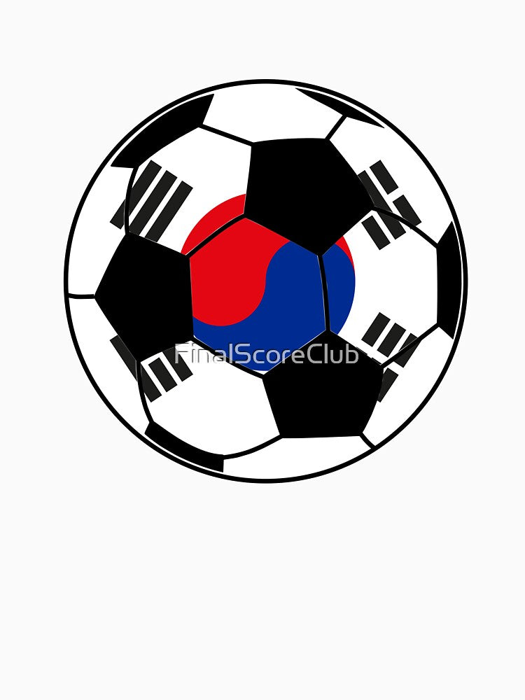 South Korea Flag Soccer Ball by FinalScoreClub
