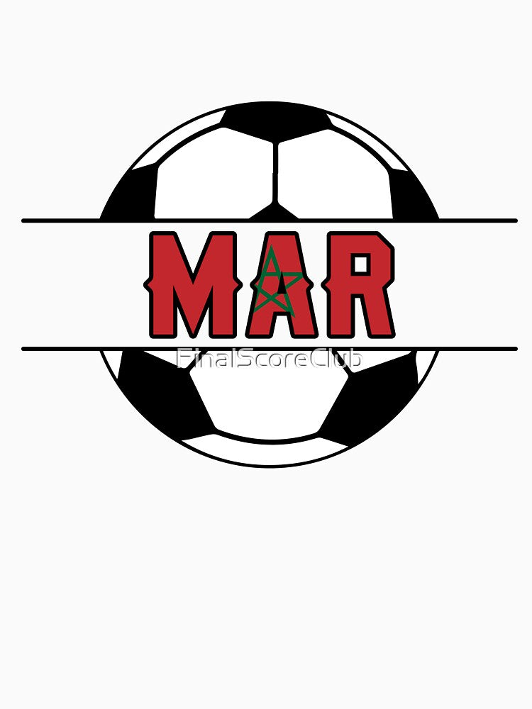 Morocco Soccer MAR Design by FinalScoreClub