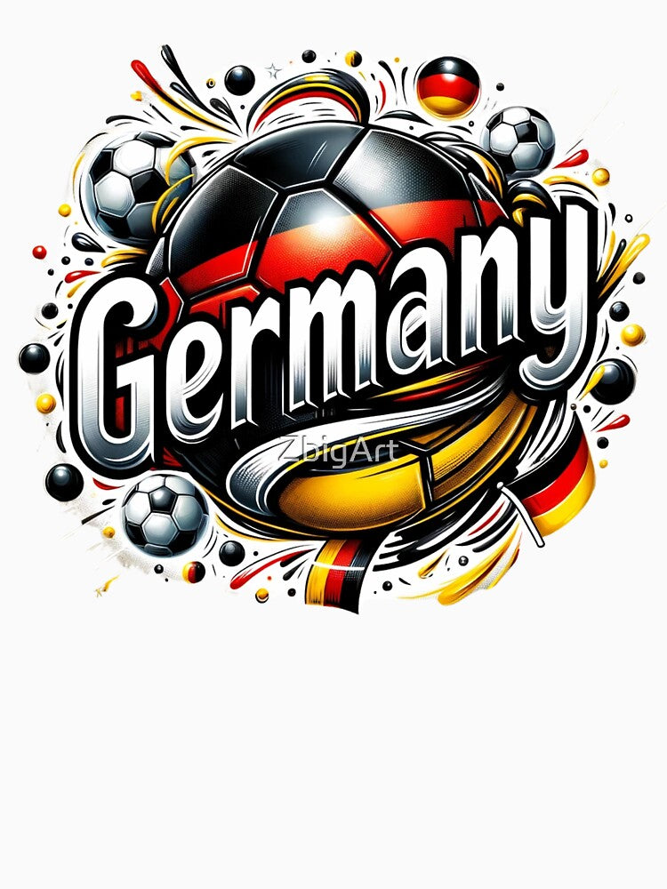 Dynamic Germany Football Fan by ZbigArt