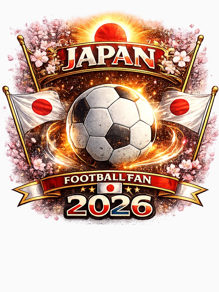 Japan Football Fan – Soccer Pride Design by lahmar-abbou